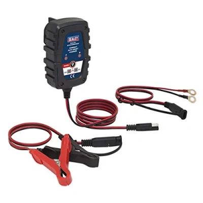 Image of Sealey Compact Smart Trickle Charger &amp; Maintainer 1A 6/12V