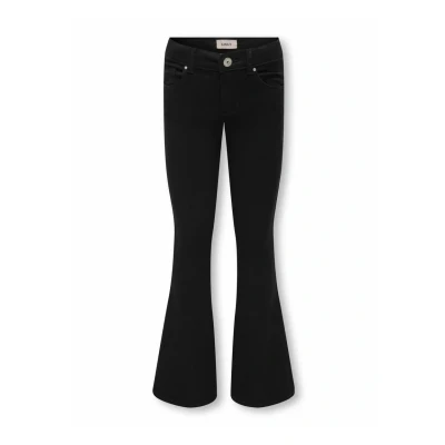 Image of Kids ONLY Kogroyal Flared Jeans for kids, Size: 9y, Black denim