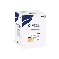 Image of Lucart Hygiene Rolls 40m 111 Sheets Embossed Blue (Pack of 24) 870143