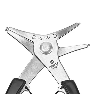 Image of Hilitand 1 Pcs Snap Ring Pliers Dual Purpose Circlip Removing Reassembling Tool for Internal and External