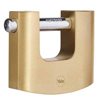 Image of Yale Y114B/90/127/1 Serie Y114B Padlock, Brass Shutter, 90mm