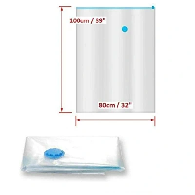 Image of TAHA ® 10X STRONG VACUUM STORAGE SPACE SAVING BAGS SAVER VACCUM VACUM BAG (X Large (130x100cm))