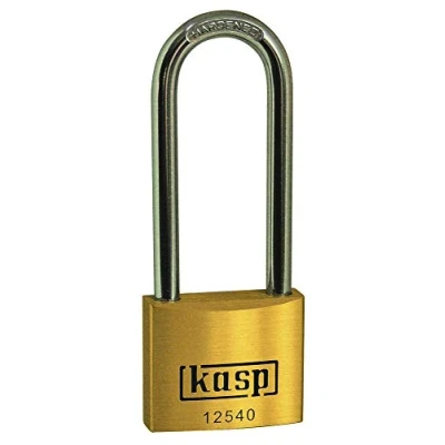 Image of Kasp Premium Brass Padlock 40x63mm Long Shackle KA25405