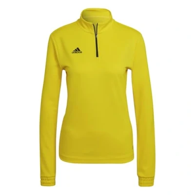 Image of adidas Women&#039;s Entrada 22 Training Top, Team Yellow/Black, XS