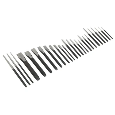 Image of Sealey Premier Punch &amp; Chisel Set 26pc