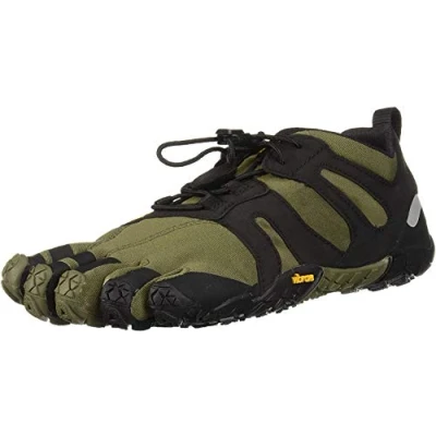 Image of Vibram FiveFingers Women&#039;s V Trail 2.0 Running Shoe, Ivy Black, 5.5 UK