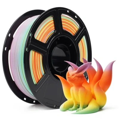 Image of FLASHFORGE Rapid PLA Gradient Rainbow Summer Reverie Filament, Transform Colors Smoothly &amp; Fast, High Flow Speedy 3D Printer Experience Exceptional Performance with 500mm/s Fast Printing