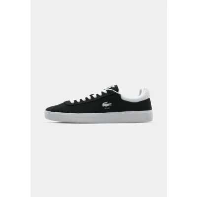 Image of Lacoste Baseshot Trainers, Women&#039;s, Size: 8, Black/white Leather