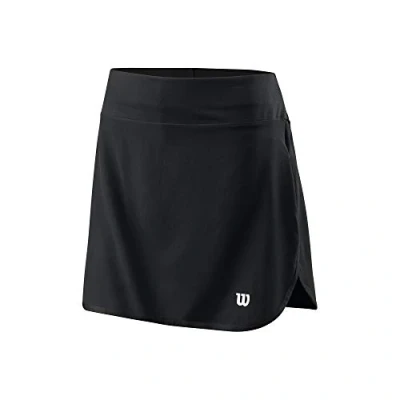 Image of Wilson Women&#039;s SKIRT, TRAINING 14.5 Polyester/Spandex, Black, Size S, WRA783302SM