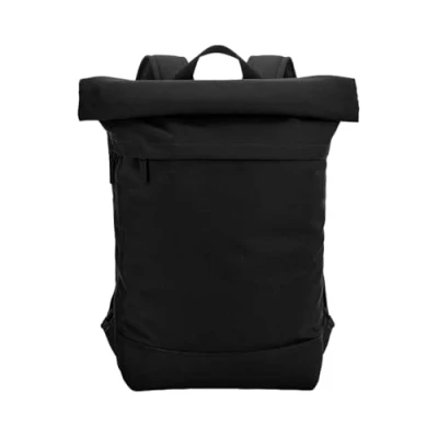 Image of BagBase BG870 Roll Top Backpack Black