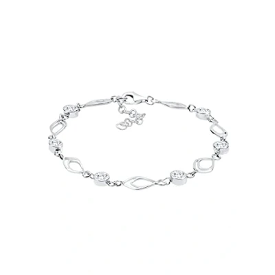 Image of Elli Women Feder Silver Bracelet of Length 18cm