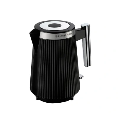 Image of Russell Hobbs Black Kettle [1.7L, 3000W] Brontë (Internal illumination, Perfect pour, 360 base with cord storage, Push to open lid, Distinctive Matte Finish design) 26750