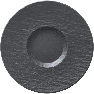 Image of Villeroy &amp; Boch Saucer Manufacture Rock Black ø 16 cm