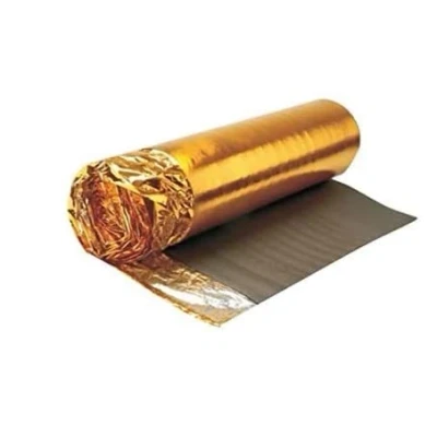 Image of 45m2 Deal AcuStick® Supreme 6mm Gold Underlay for Wood or Laminate Flooring Free Barrier Tape