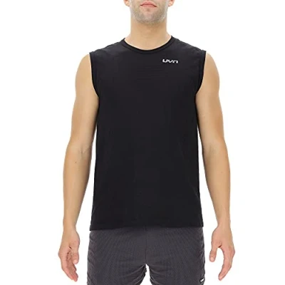 Image of UYN O101977 Running Airstream OW Sleeveless Sports Vest Men&#039;s Black XXL