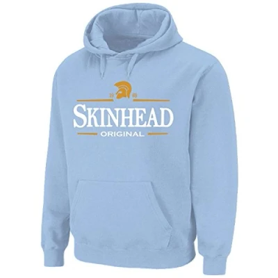 Image of Tribal T Shirts Mens Skinhead Original Logo Northern Soul Hoody (Medium, Light Blue)