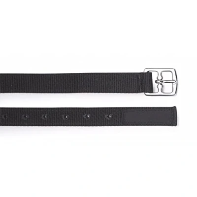 Image of Shires Hi Lite Stirrup Leathers Black 1&quot; x 48&quot;