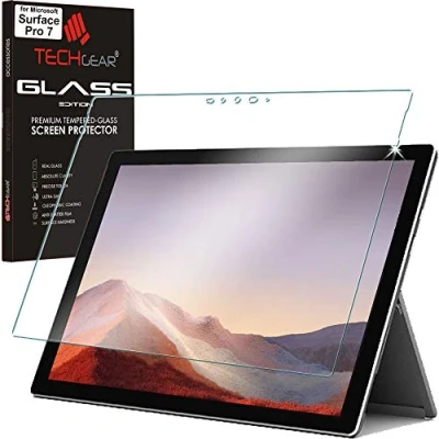 Image of TECHGEAR Anti Glare Screen Protector Compatible with Microsoft Surface Pro 7 / Plus MATTE Glass Edition Genuine Tempered Guard Cover