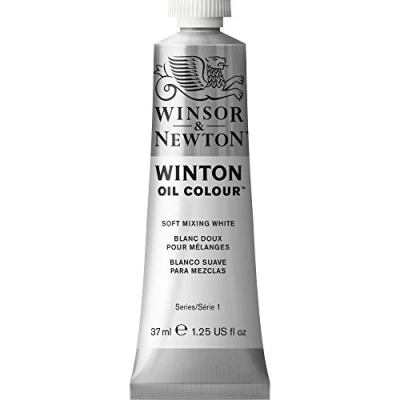 Image of Winsor &amp; Newton Winton Oil Paint, Soft Mixing White, 37ml Tube