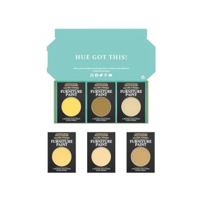 Image of Rust Oleum Furniture Paint in Gloss Finish Warming Yellows Tester Box