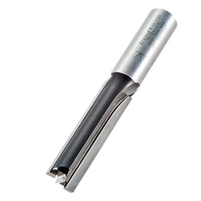 Image of Trend Trade Straight Two Flute Router Cutter Bit, 1/2 Inch Shank, 12.7mm Cut Diameter &amp; 50mm Length, Tungsten Carbide Tipped, TR17DX1/2TC