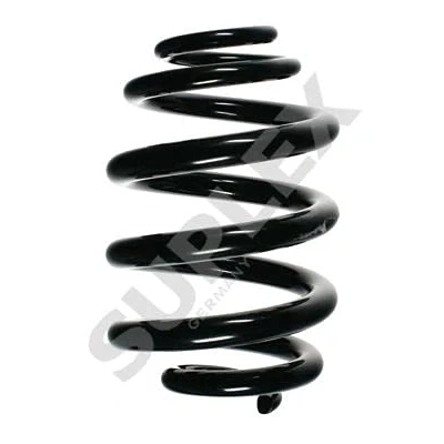 Image of 7E0511115N, 7H0511115AF, 7H0511115F Coil spring SUPLEX 39262 Rear Axle Mini Block, with inconstant wire diameter yellow (3x)