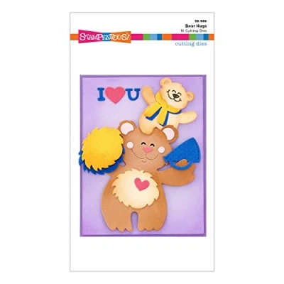 Image of Spellbinders Bear Etched Dies from The Stampendous Hugs Collection, Metal, ONE