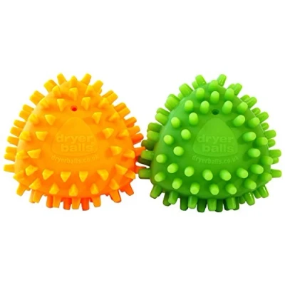 Image of Mrs Green&#039;s Laundry dryangles dryerballs, Set of 2, Orange and Green