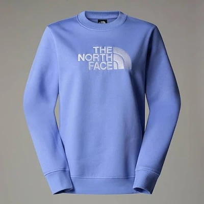 Image of The North Face DREW PEAK CREW Sweatshirt, Women&#039;s, Size: 6, Virtual blue/white