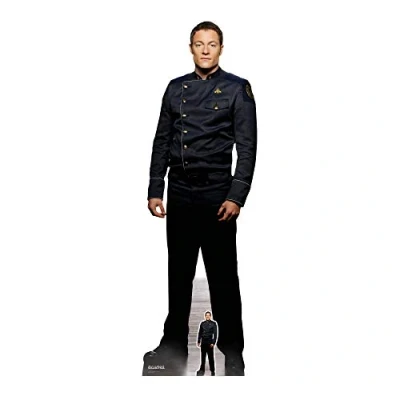 Image of STAR CUTOUTS SC1644 Karl C. Agathon Helo Tahmoh Penikett Battlestar Galactica Lifesize Cardboard Free Mini Standee, Solid, Multicolour, Regular