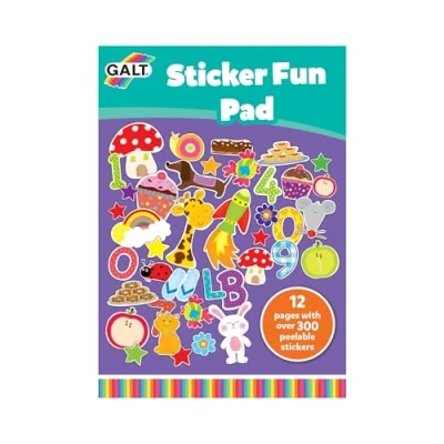 Image of Galt Toys, Sticker Fun Pad, Kids Books, Ages 3 Years Plus