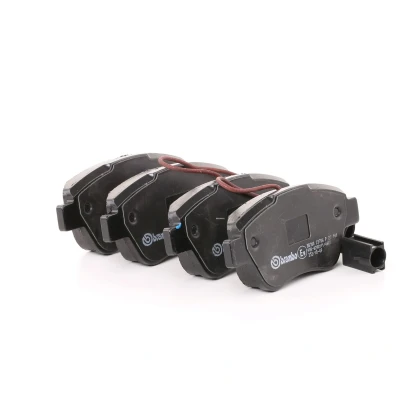 Image of 71770098, 71770118, 77364874, 77365465, 77365543 brake pad set BREMBO P 23 141 incl. wear warning contact with caliper screws accessories