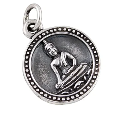 Image of Buddha, small Pendant 925 Silver