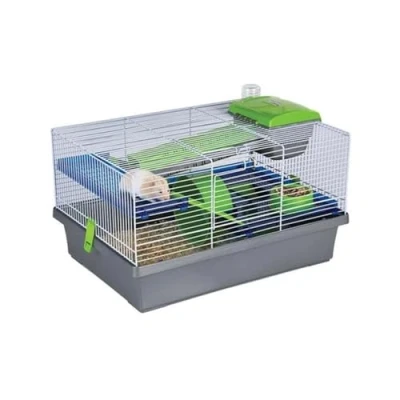 Image of Rosewood PICO Hamster Home, Medium, Silver/Green