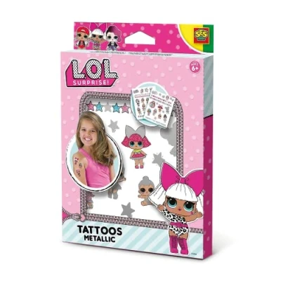 Image of SES Creative 14192 L.O.L. Surprise L.O.L Metallic, Bunte Tattoos