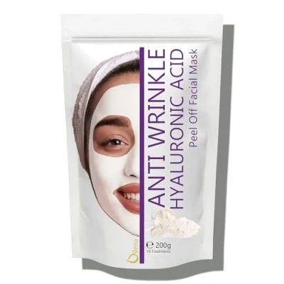 Image of Oïléna Alginate Peel Off Moisturizing Powder Mask Hydrating Skin Therapy Natural Care with Marine Complex Home Facial Treatment Anti Wrinkle Hyaluronic Acid, 200g
