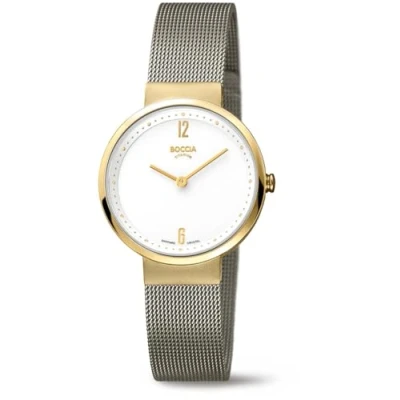 Image of Boccia Ladies Watch Titanium Grey/Gold 3283 05, Bracelet