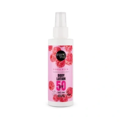 Image of Organic Shop Sunscreen Body Lotion 50 SPF (150ml)
