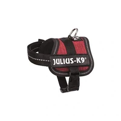 Image of K9 Powerharness, Size: 3XS/Baby 1, Burgundy Sackcloth