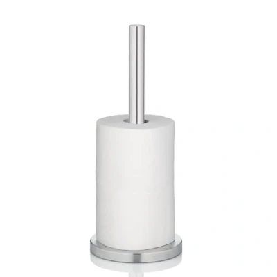 Image of Kela Toilet Paper Holder Carta of Stainless Steel 15x37cm in Silver, 15 x 37 cm