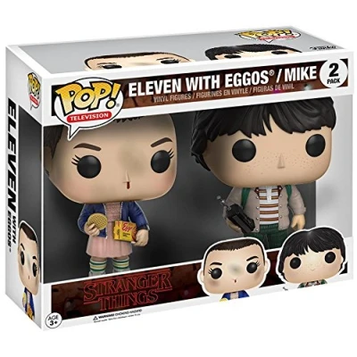 Image of Stranger Things Eleven &amp; Mike (Two Pack) Vinyl figure Collector&#039;s Standard