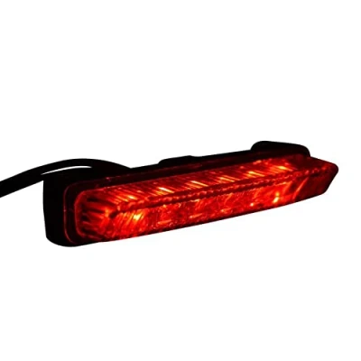 Image of Alchemy Parts Motorbike Rear Stop Tail Brake Light LED with Clear Lens Slim Small Discreet Suitable for Custom Chopper Mudguard/Rear Bodywork