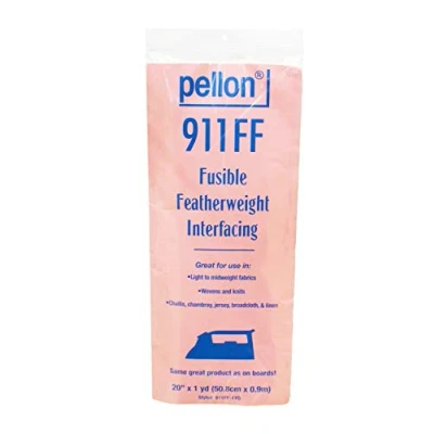 Image of Pellon White 911FF Fusible Featherweight Interfacing, 20&quot; x 1 yd