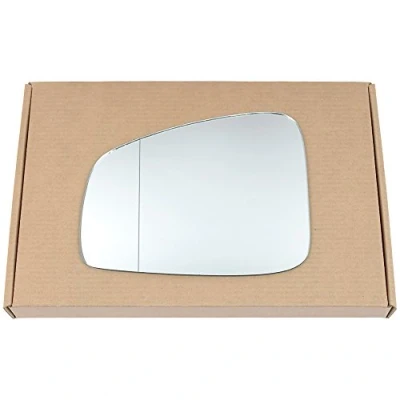 Image of Less4spares Wing Mirror Glass Left Compatible with Renault Megane mk3 2008 2016 STICK ON Passenger Near Side Blind Spot