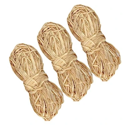 Image of Natural Raffia, 3 Pack 150g Raffia Paper Ribbon Twine for Gift Wrapping Florist Bouquets Decoration