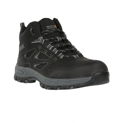 Image of Regatta Professional Men&#039;s Mudstone Safety Hiker Boots, Black, 6 UK