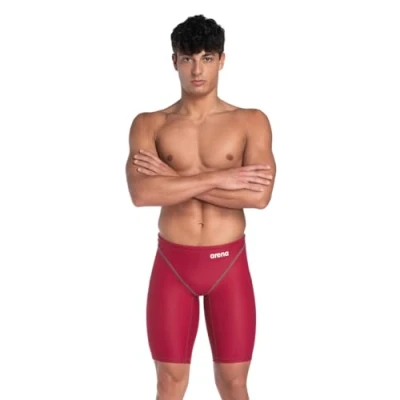 Image of arena Powerskin ST Next Men&#039;s Jammer, FINA Approved Racing Suit, Recycled Fabric Swimsuit, Lined Jammer