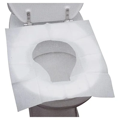 Image of URBNLIVING Disposable Toilet Seat Covers Hygienic Flushable Travel Camping Pocket Size Loo (30 Cover)