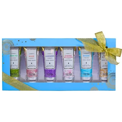 Image of Hand Cream Gift Set Spa Luxetique Lotion gifts for Women Care Her Moisturiser Dry Hands with Vitamin E 6 x 30ml Set,Christmas