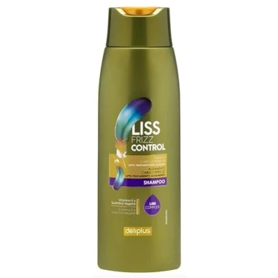 Image of Liss Frizz Control Shampoo 400 ml. Unruly hair with Vitamin E and Keratin. Deliplus
